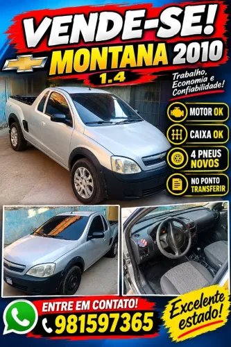 Chevrolet Montana 1.4 8V Conquest Econoflex 2P 2010