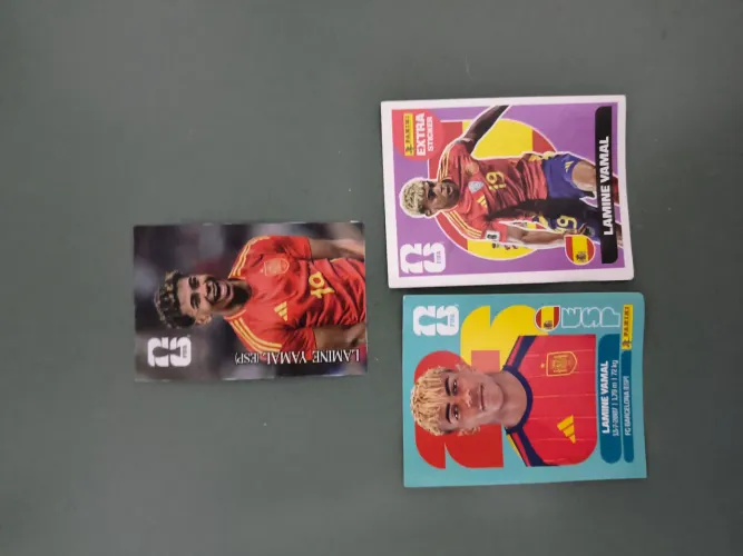 Figurinhas Lamine Yamal - Normal, Coca-Cola e Legend | Copa 2026