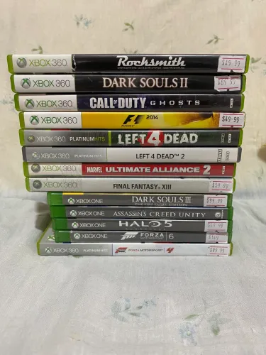 Jogos xbox one/360 consultar,valores a partir de R$100