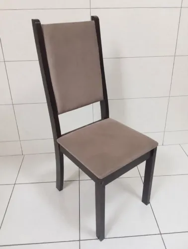 Jogo 4 cadeira estofadas