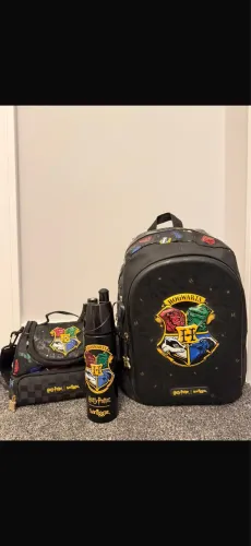 Mochila Harry Potter + Lancheira + Squeeze | Importada de Londres ?