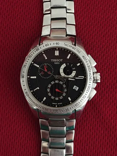 Relogio Tissot Veloci-T Cronógrafo T024417A Detalhe