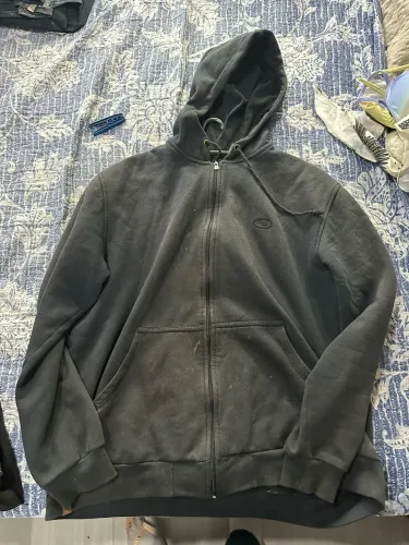 Casaco preto moletom