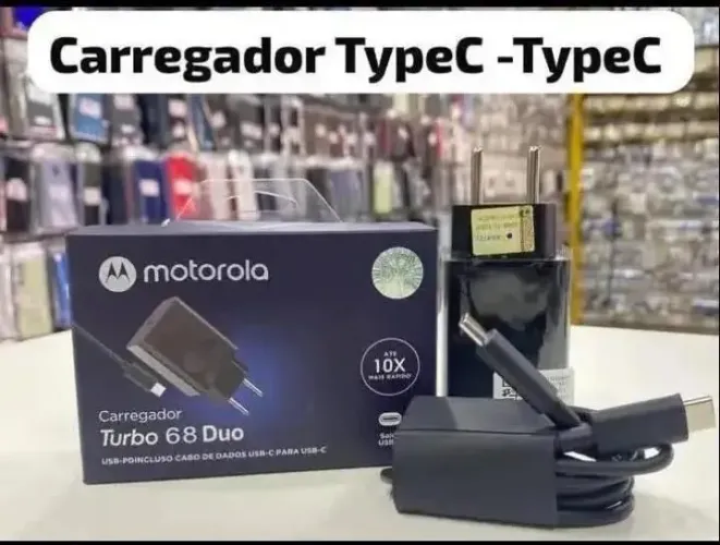 Carregador Motorola original turbo