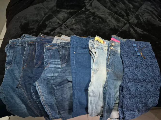 Lote de calças jeans azul