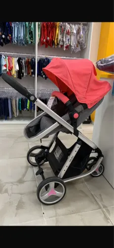 Carrinho de bebê SAFETY MOBI ROSA