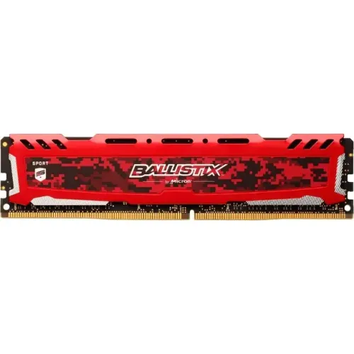Memoria RAM Crucial Ballistix Sport LT 8GB DDR4 2400MHz Vermelha para PC Gamer