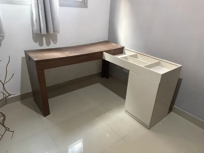 Mesa em L doação