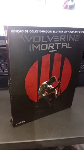 WOLVERINE IMORTAL BLU RAY TRIPLO 3D