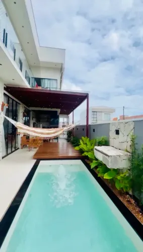PORTO MARINA - Casa duplex, 100% mobiliada, 3 amplas suítes, Piscina com deck, Área gourme