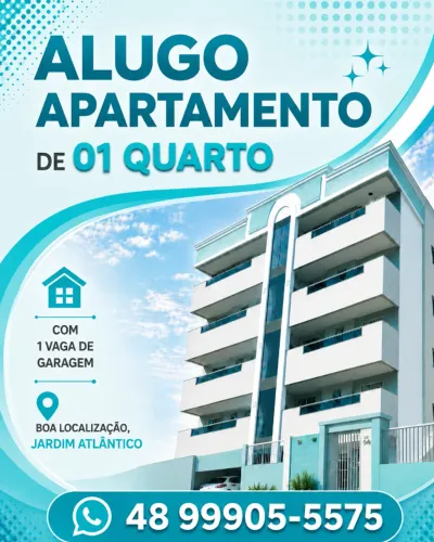 ALUGUEL ANUAL APARTAMENTO 1 QUARTO DORMITÓRIO FLORIANÓPOLIS CONTINENTE DIRETO PROPRIETÁRIO