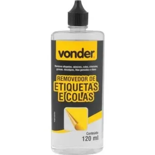 Removedor de etiquetas e colas, 120 ml, VONDER80.99.130.001