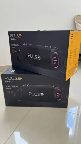 Caixa De Som Xplode 4 50w Bt/aux/usb/sd Pulse - Sp619 Cor Preto