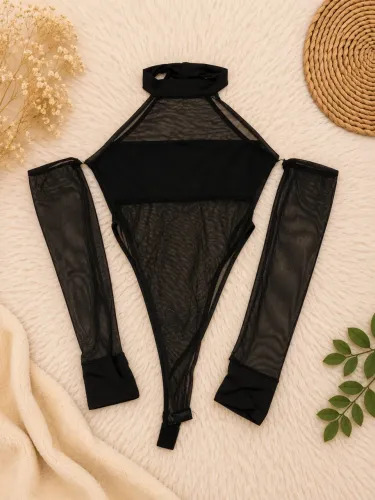 Body Tule preto