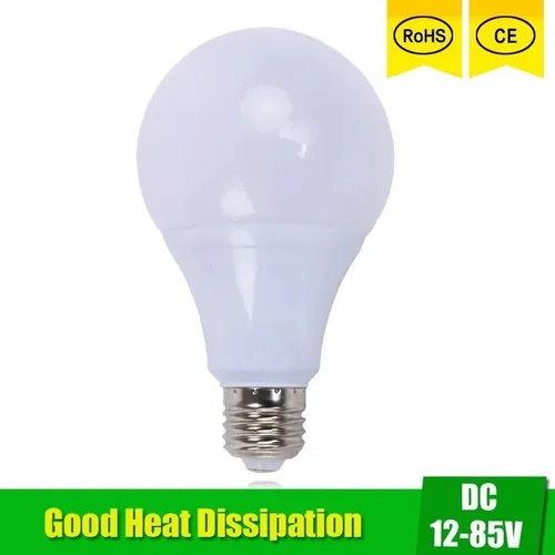 Lâmpada 12 volts e 24 volts energia solar
