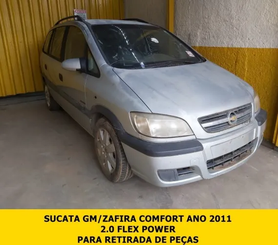 Sucata GM Zafira Comfort ano 2011 2.0 flex power 7 lugares - Para Retirada de Peças