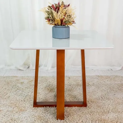 Mesa de Jantar 90x90 Madeira Maciça rf43