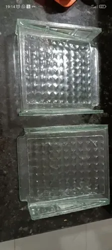 Bloco de vidro novo
