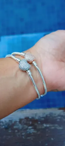 2 Pulseiras estilo pandora 