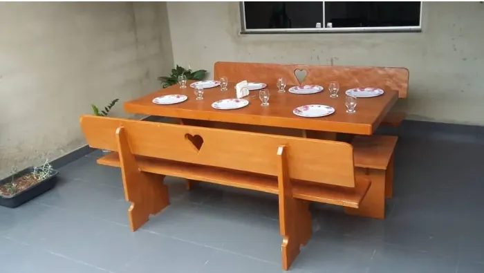 Mesa pedra de ardósia 