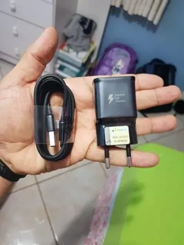Carregador Samsung Turbo Tipo C do S10 Plus ORIGINAL 100% novo (Aceito cartão)