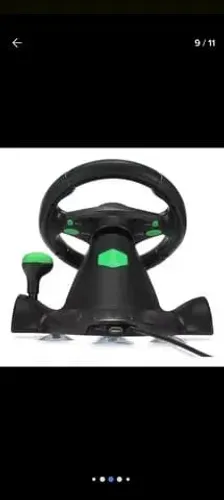 Volante com pedais Gamer 