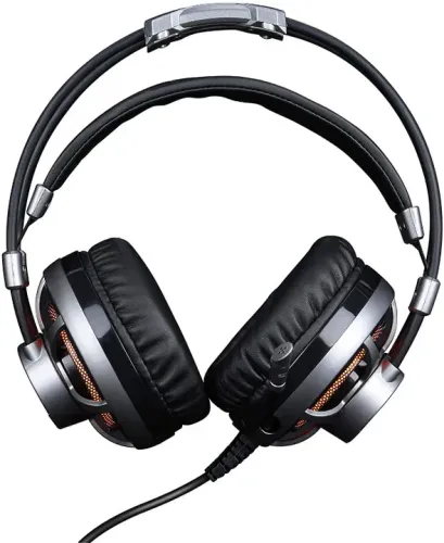 Fone Headset Gamer 7.1 Surround Led Laranja ELG Hgss71