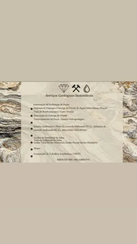 Serviços Geólogicos - Geólogo Rodrigo Saraiva Gentil - outorga de poço