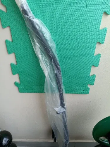 Puxador pulley 1,20 M preta, articulado, novo