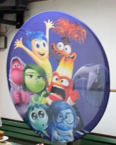 Painel Decorativo divertidamente - Personagens Divertidamente