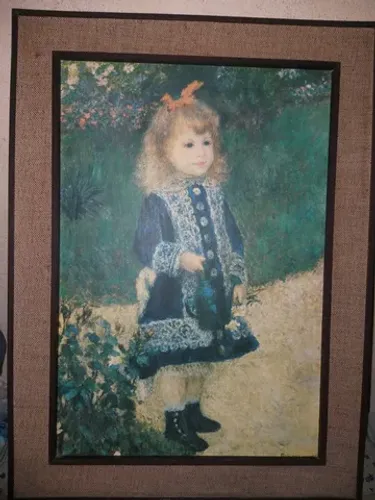 Quadro Renoir 1876 ( Menina com Regador) cópia