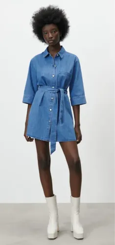 Vestido jeans Zara 
