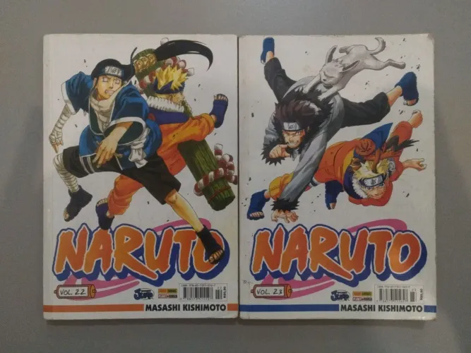 Mangá Naruto Clássico - Volume 22 e Volume 23