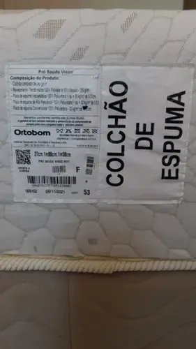 Colchão Casal Ortobom Pró Saúde Visco (pouco uso)