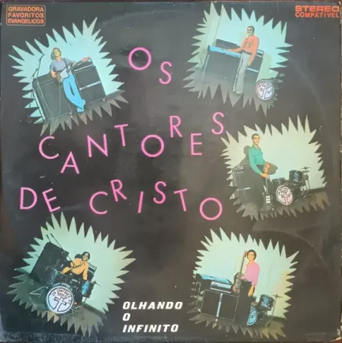 Lp Disco de Vinil Gospel Evangélico - Os Cantores De Cristo - Olhando o infinito - Raro