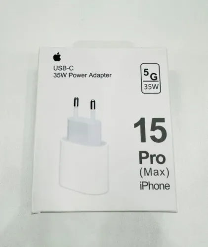 Fonte Tomada USB-C Tipo C 35w Compatível com Equipamentos USB-C Novo na Caixa