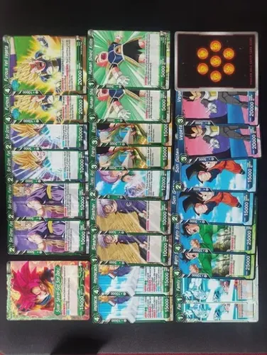 Deck Dragon Ball Cartas TCG