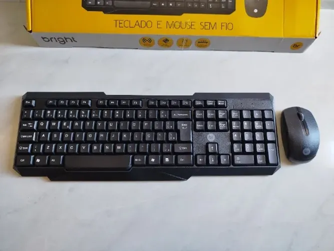 Kit teclado e mouse bright