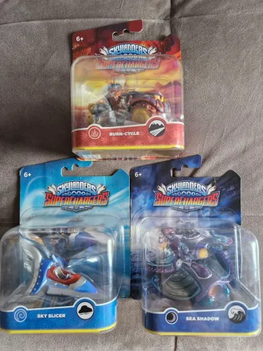 Pack 3x veículos skylanders superchargers 