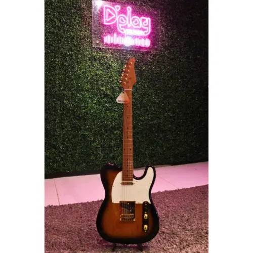 Guitarra Benson Telecaster Hardy T 904 M 2TS/AW Gold + Bag