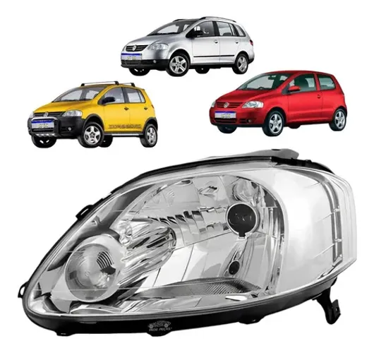 Farol Fox Spacefox Crossfox 2003 A 2010 Foco Simples Novo Le