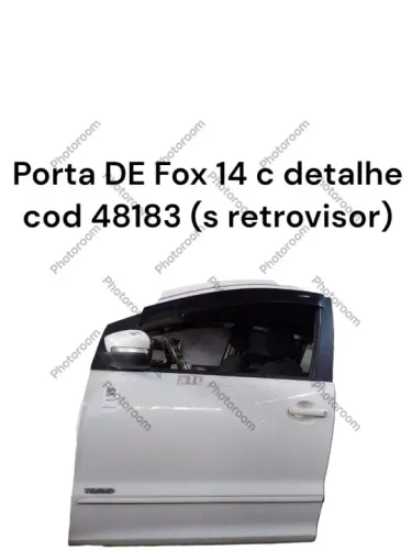 Porta Fox 1.4 c/ Retrovisor 2015 em diante