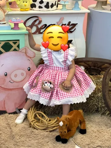 Vestido de festa infantil