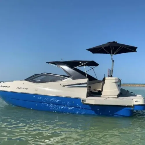 COTA À VENDA - Lancha NHD 270 Turquesa - Gerenciada pela Boatlux