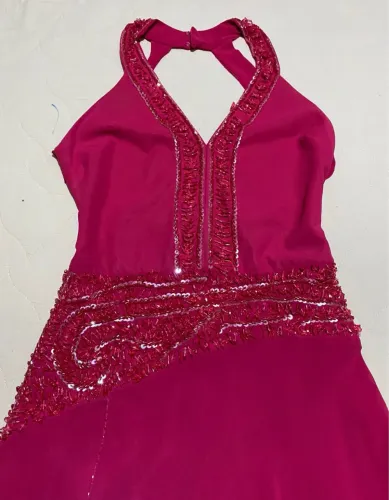 Vestido festa bordado