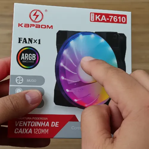 Cooler Ventoinha 20mm RGB Gamer - Loja Física