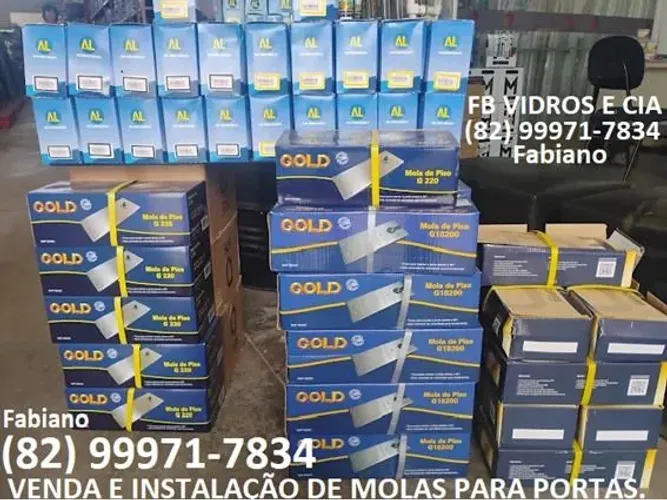 VENDA DE MOLA PARA PORTA DE VIDRO TEMPERADO BLINDEX EM MACEIÓ.