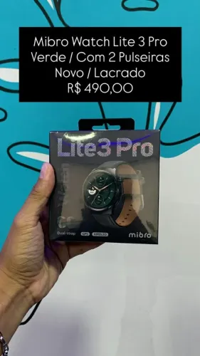 Smartwatch Mibro Lite 3 Pro - Verde - R$ 490,00 | Novo / Lacrado | Loja Fisica