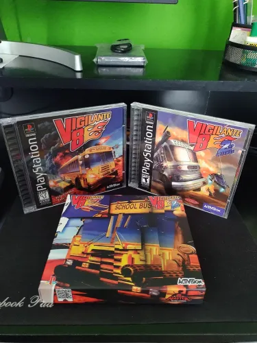 Vigilante 8 - 1 e 2 + Luva