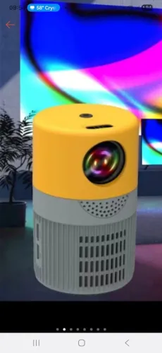 Mini Projetor Portátil novo - Qualidade de Imagem Incrível